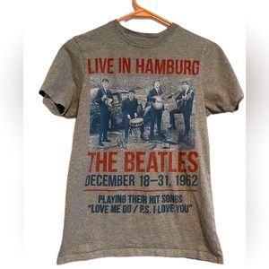 The Beatles 1962 Live IN Hamburg Official Merchandise T-Shirt Sz Small